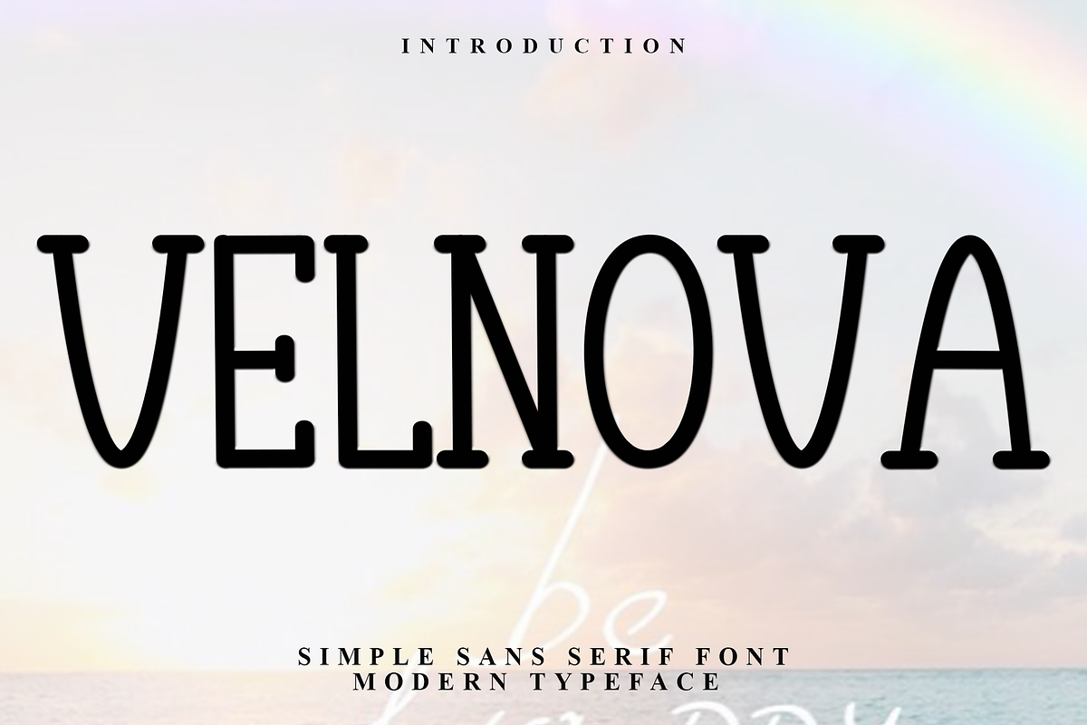 Velnova, a Sans Serif Font by InermediaSTUDIO (Photo 1 of 7)