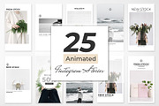 ANIMATED INSTAGRAM STORIES TEMPLATE, a Social Media Template by Medianeka (Thumbnail 1 of 5)