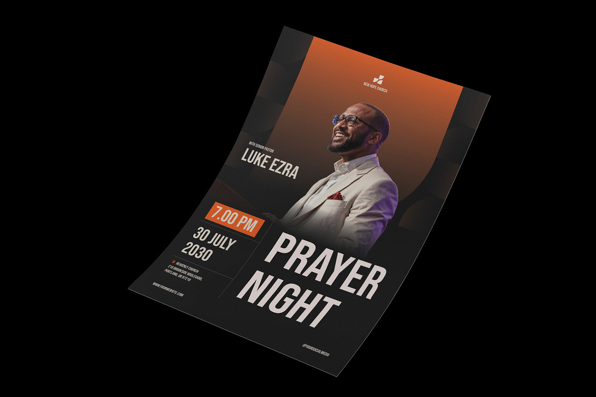 Elegant Church Flyer, a Flyer Template by Neermana (Photo 2 of 4)
