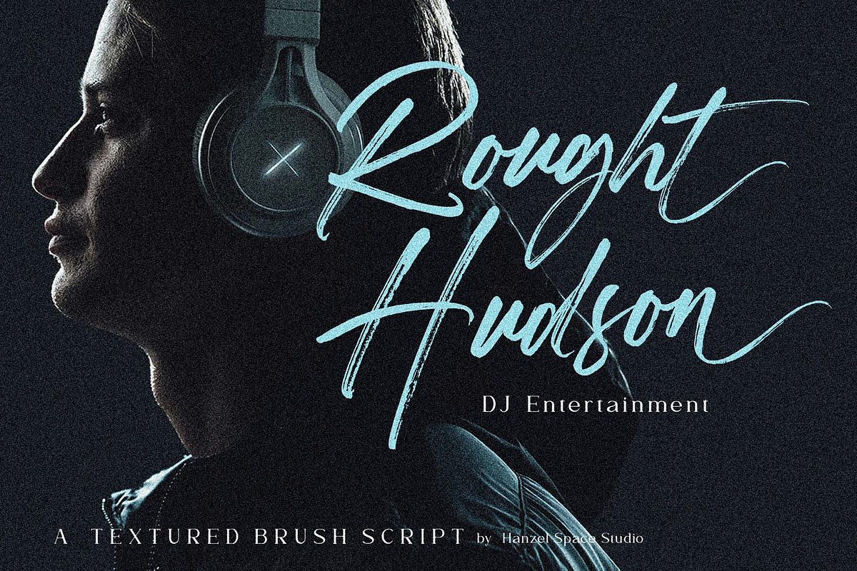 Twilight - Textured Brush Script, a Script Font by HanzelSpace Studio (Photo 7 of 8)