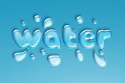 Water Text Effect, a Layer Style Add-On by Evlogiev Studio (Thumbnail 2 of 6)