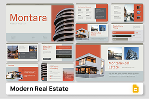 Modern Real Estate Google Slides, a Presentation Template by Premast