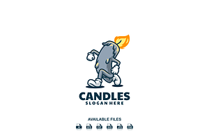 Candle Logo, a Design Template by artchiles_design