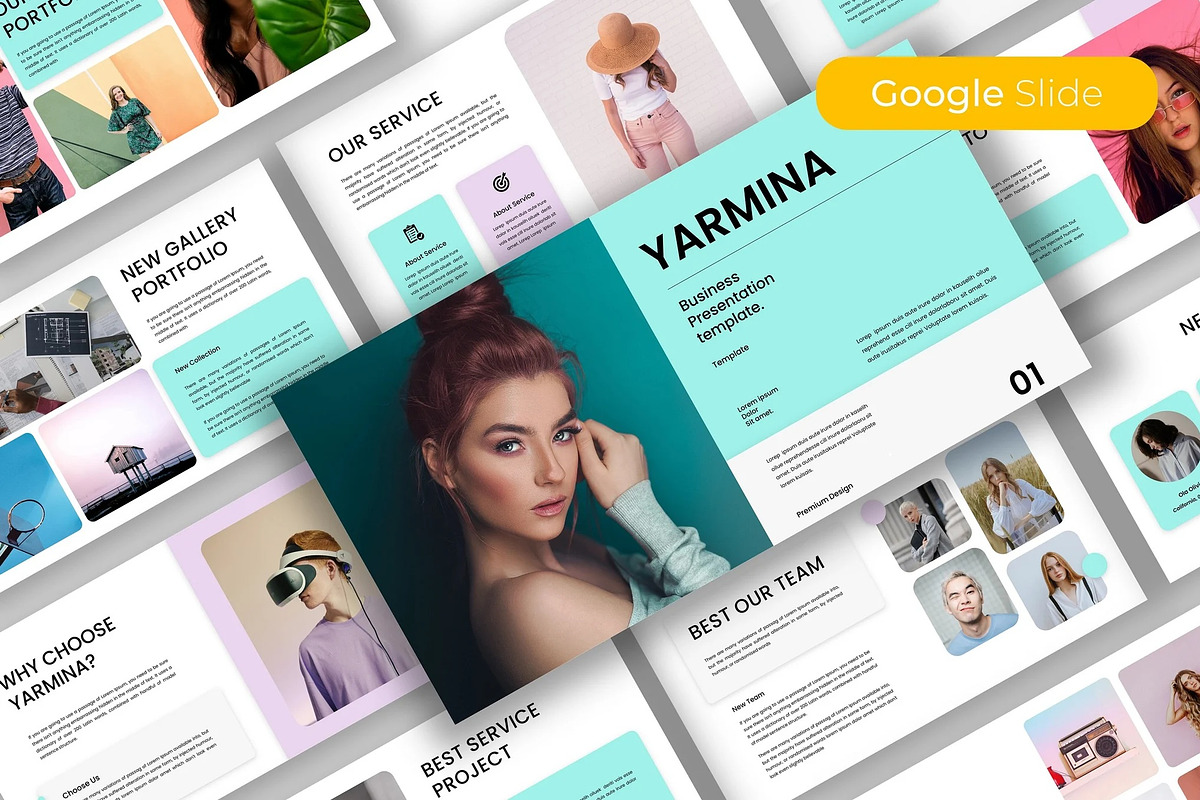 Yarmina–Business Google Slide, a Presentation Template by kreatifreya (Photo 1 of 5)