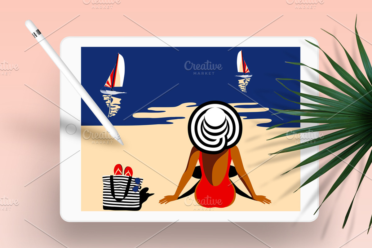 Fashion women. Vogue style set, a Decorative Illustration by Dasha_D (Photo 2 of 6)