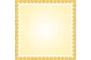 Floral Modern Vector Frame, a Texture Graphic by FineArtStudio