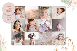 PSD Photo Gift Card Template 51