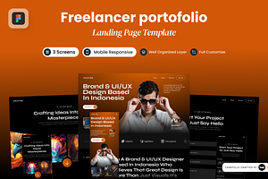 Desvibe - Freelancer Portofolio, a Landing Page Template by SLAB! Design
