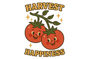 Harvest Happiness Wall Art Tomato, a Background Graphic by LaseredNinja (Thumbnail 1 of 7)