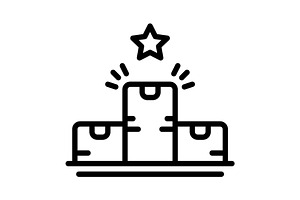 Quantity variety black icon, an Outline Icon by Creative priyanka