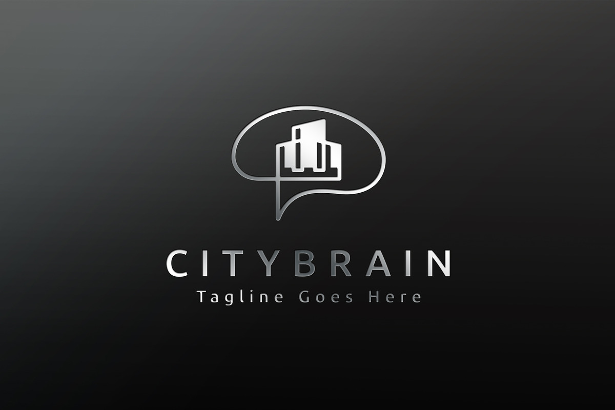 City Brain Logo Template, a Branding & Logo Template by C_Monica (Photo 3 of 3)