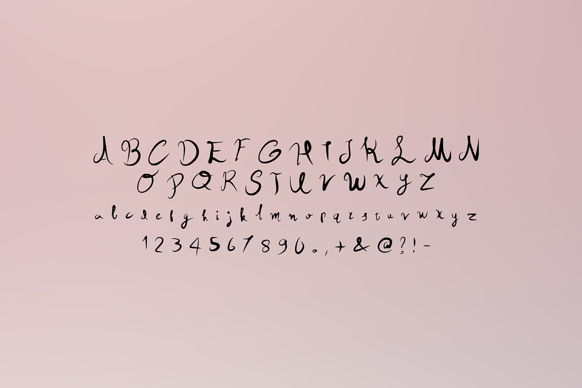 Diyana Handwritten Font preview 3