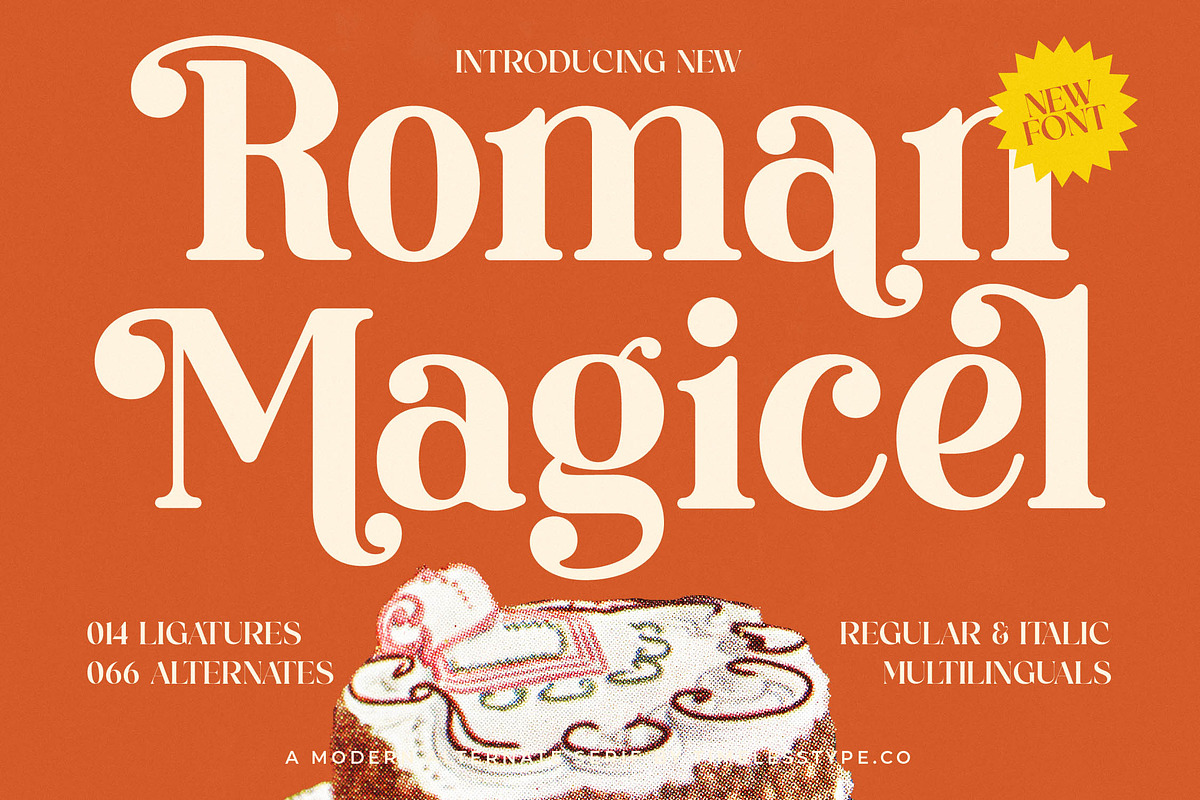 Roman Magicel Modern Alternate Ser, a Serif Font by timelesstype.co (Photo 1 of 20)
