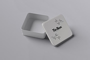 Square Tin Box Mockup, a Product Mockup by xavier_studio (Thumbnail 2 of 5)