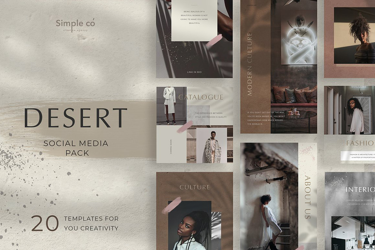 BUNDLE Instagram 1000+, a Social Media Template by Simple có (Photo 28 of 29)