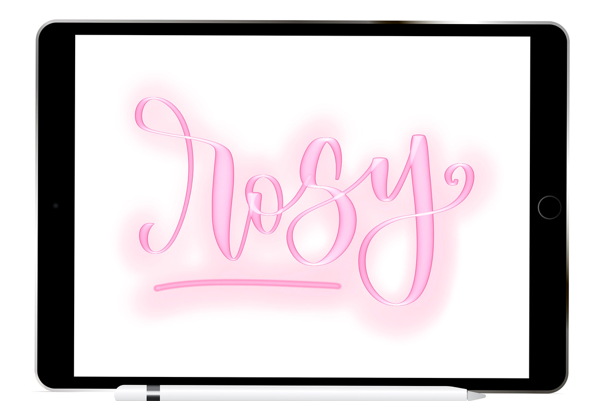 Glowy Procreate Brush Set, a Brush Add-On by Blue Strawberry Studio (Photo 3 of 5)