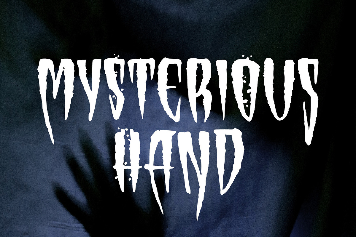 Ghost Terror, a Handwritten Font by Ditatype (Photo 3 of 10)