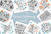 Coral waves. Font and clip arts., a Script Font by Red Ink (Thumbnail 10 of 14)