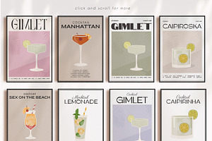 COCKTAIL O'CLOCK II Art Posters