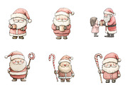 Christmas Santa clipart, an Illustration by Designworld (Thumbnail 3 of 5)