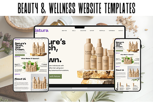 Beauty & Wellness Website Template, a Templates & Theme by wekreatif