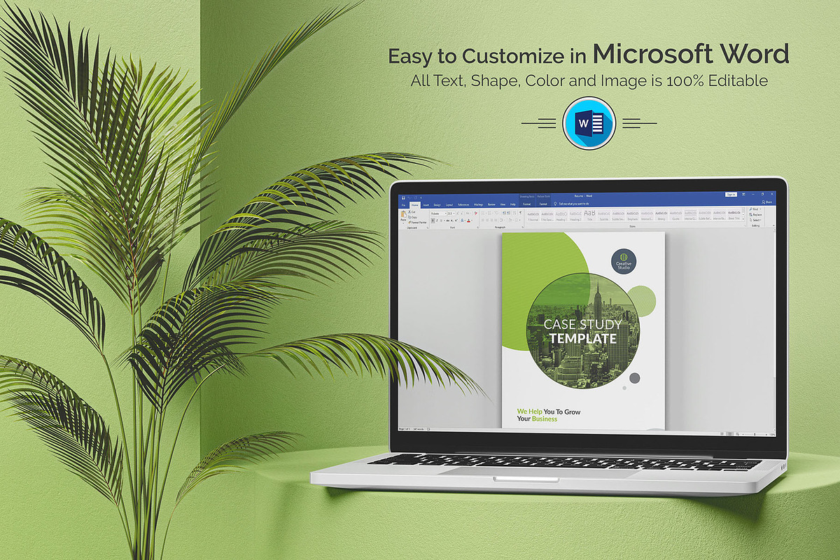 Canva Case Study Template, a Brochure Template by DesignDevisers (Photo 9 of 10)