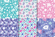 Meadow 100 floral seamless patterns, a Pattern Graphic by DariSmartArt (Thumbnail 30 of 33)