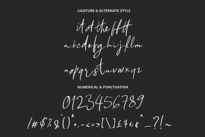 The Bertts - Signature Brush Font