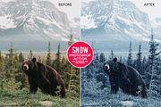 Snow Photoshop Action, an Action Add-On by DESIGNAVO (Thumbnail 2 of 5)