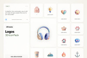 3D Logo Icons, an Emoji Icon by River Visual (Thumbnail 1 of 5)