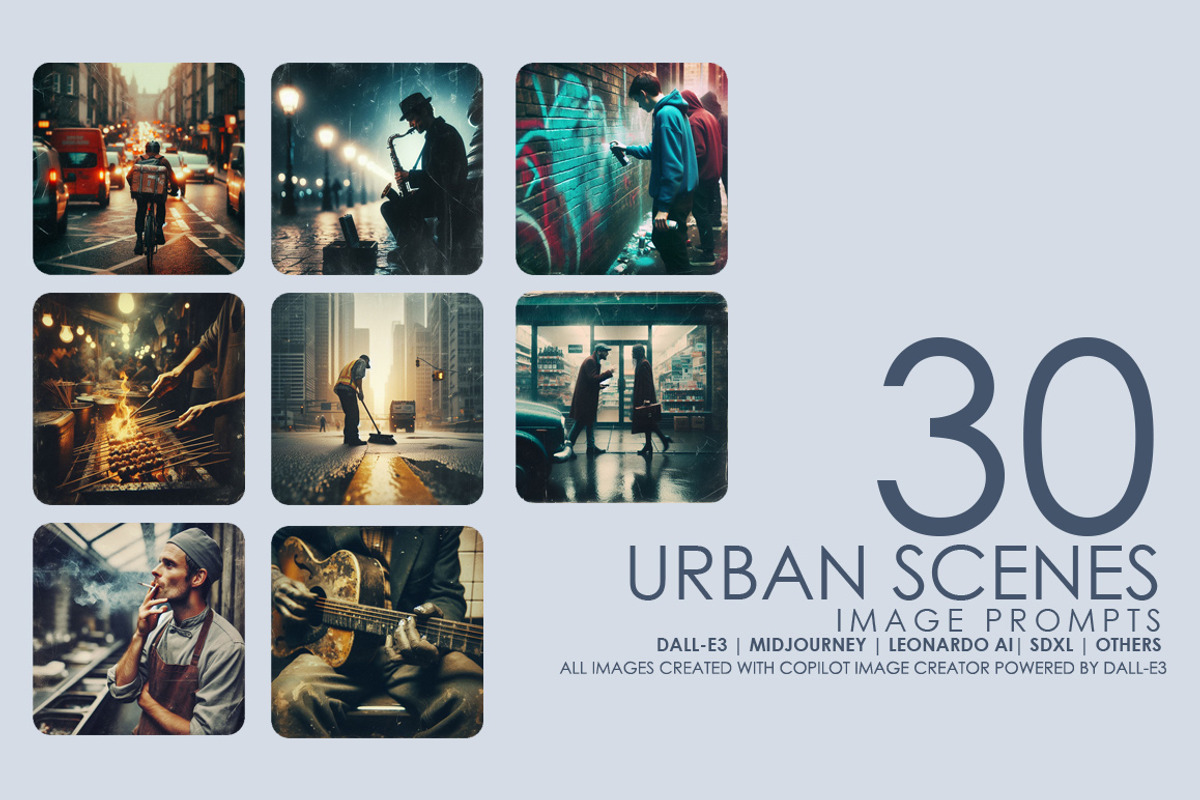 Urban Scenes Image Prompts, an Illustration by Digital Art Creations (Photo 3 of 3)