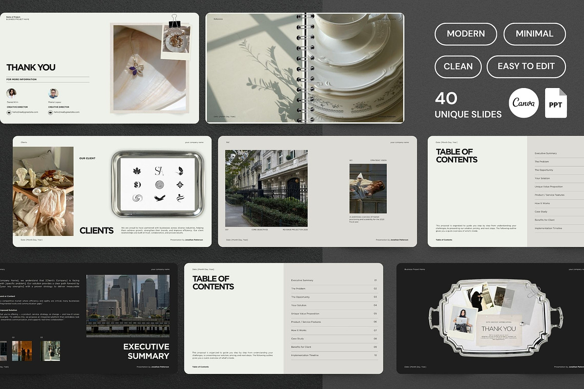Minimalist Business Presentation, a Presentation Template by Pani Temp. (Photo 12 of 13)