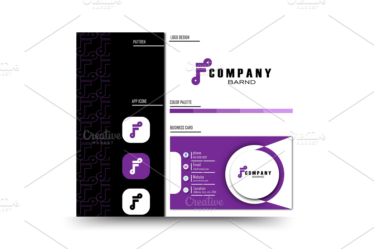 PROFESSIONAL LOGO DESIGN LETTER F,P, a Branding & Logo Template by Zr, PROJECT
