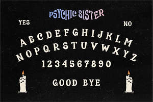 Psychic Sister Mystical Font Duo