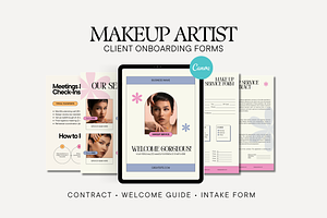 Esthetician Onboarding Forms, a Stationery Template by Anna Design Studio