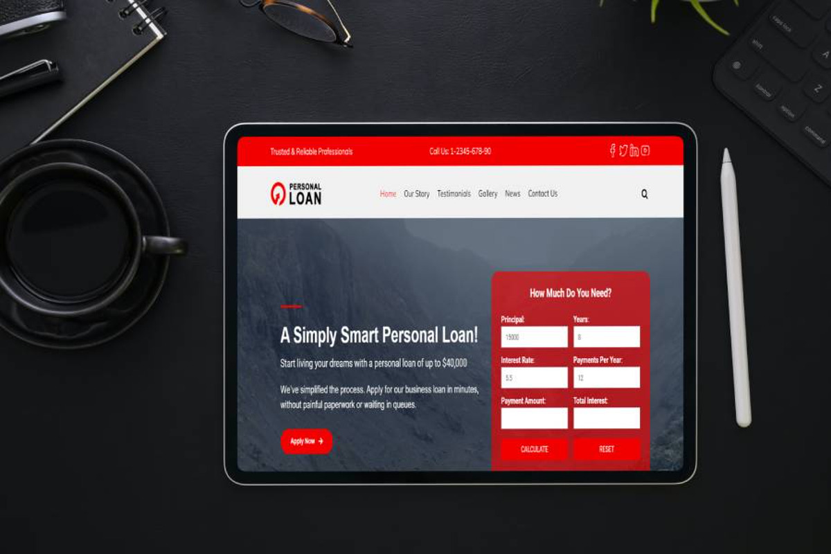 Loan Officer WordPress Theme preview 4
