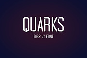 Quarks - Condensed Display Font, a Sans Serif Font by Mightyfire (Thumbnail 1 of 3)