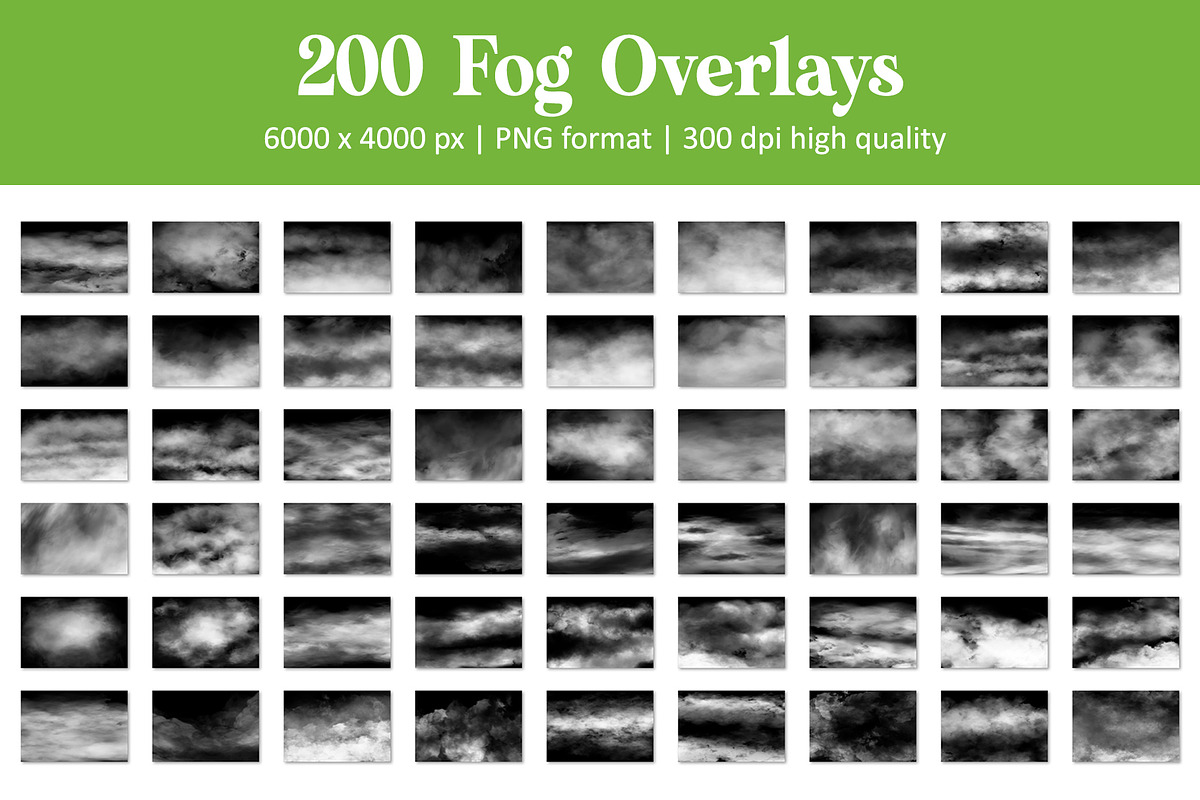 Realistic Fog Overlays, an Object Graphic by DreamyOverlay (Photo 4 of 7)