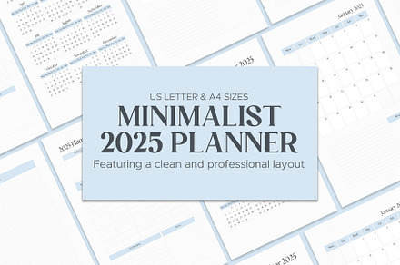 Minimalist 2025 Planner