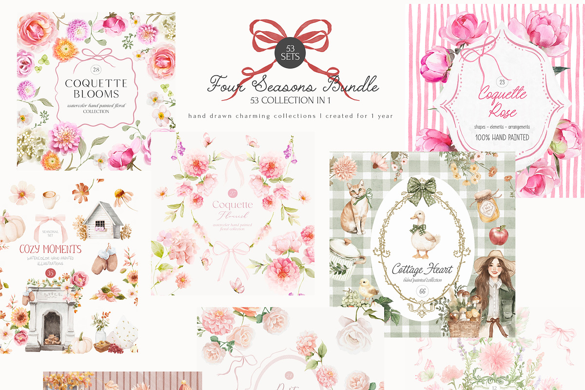 53 in 1 Four Seasons BUNDLE, a Graphic by Isabelle Salem (Photo 3 of 10)