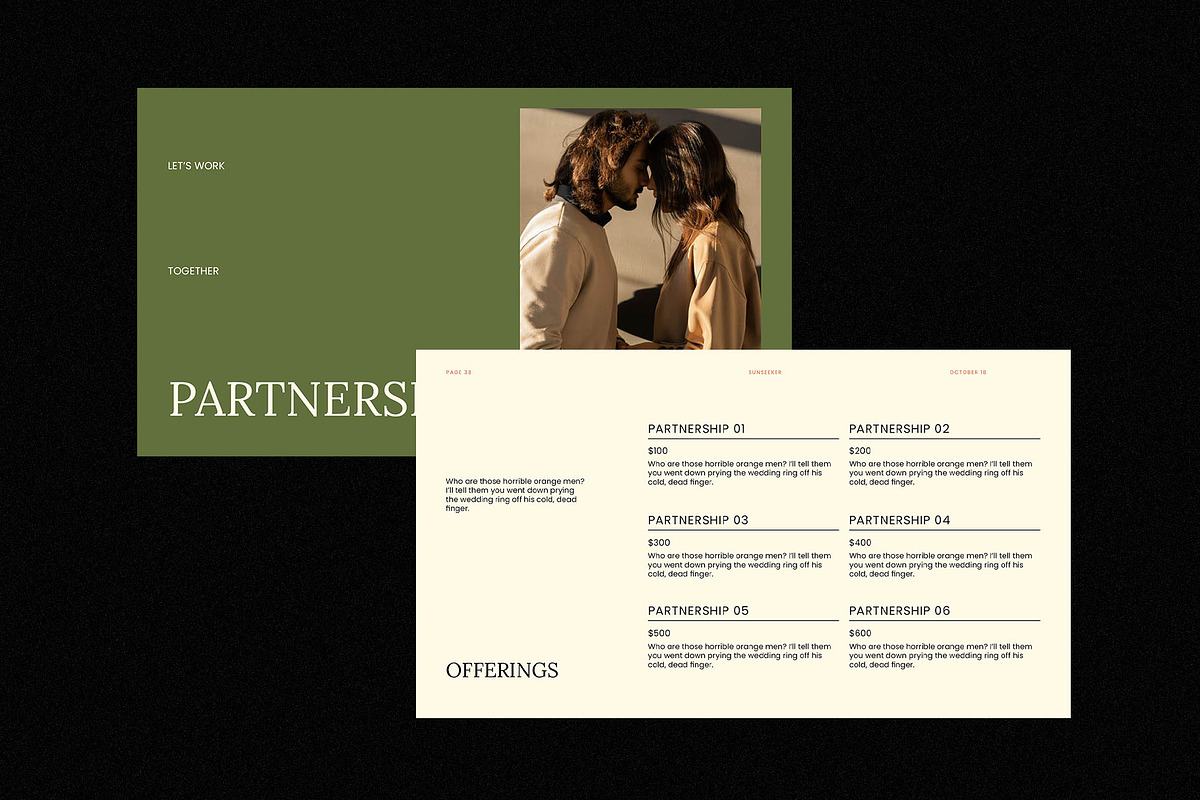 SUNSEEKER Presentation Template, a Presentation Template by VectorKiss GraphicsSupply (Photo 7 of 16)