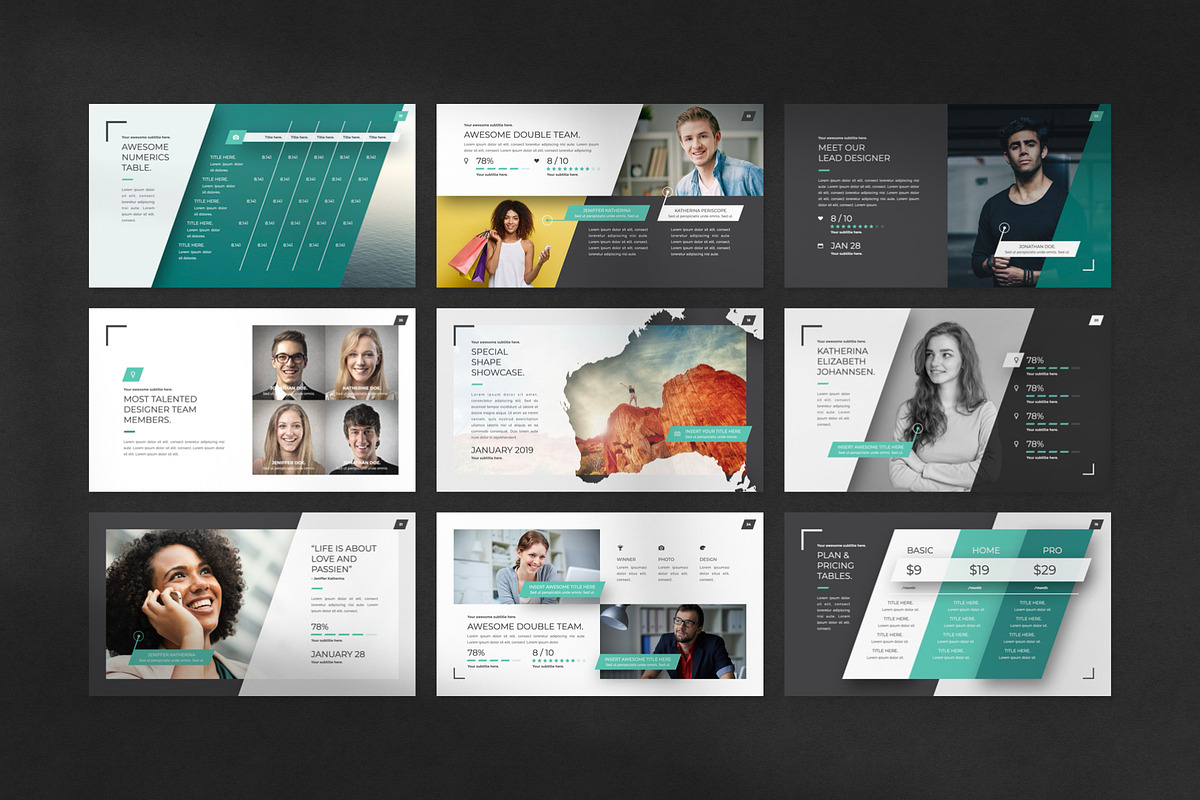 Gloss PowerPoint Template, a Presentation Template by Creathrive Design (Photo 5 of 8)