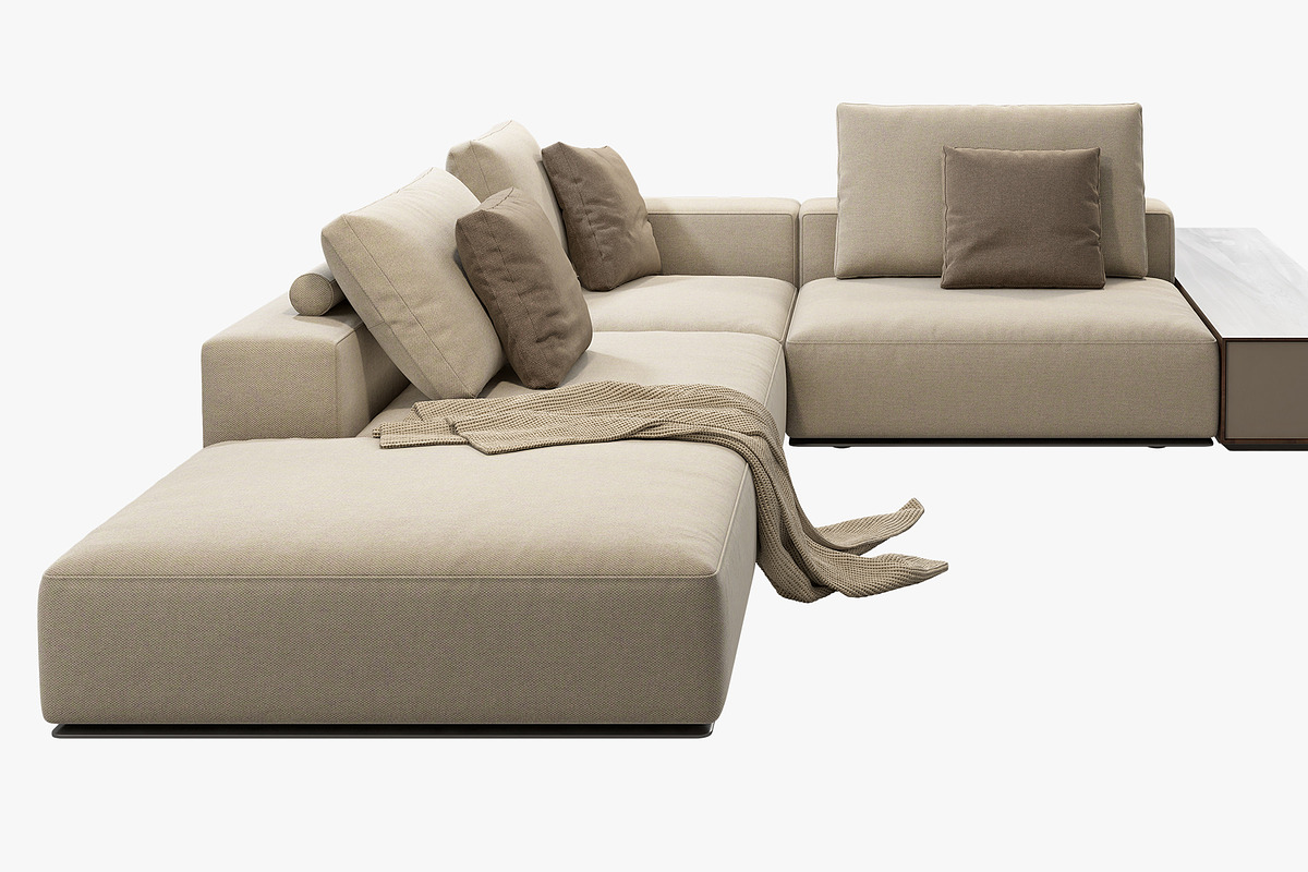 Poliform Westside Sofa set 3, a Furniture 3D Model by 3dmitruk (Photo 8 of 18)