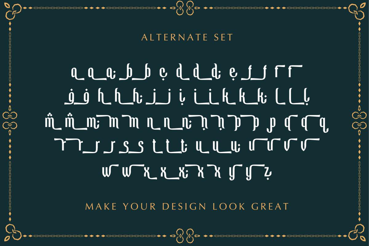 Ramadhan Mubarok, a Sans Serif Font by Silverdav (Photo 5 of 6)