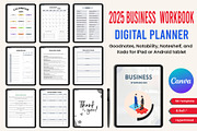 2025 Digital Planner Bundle, a Stationery Template by Designmela01 (Thumbnail 3 of 10)