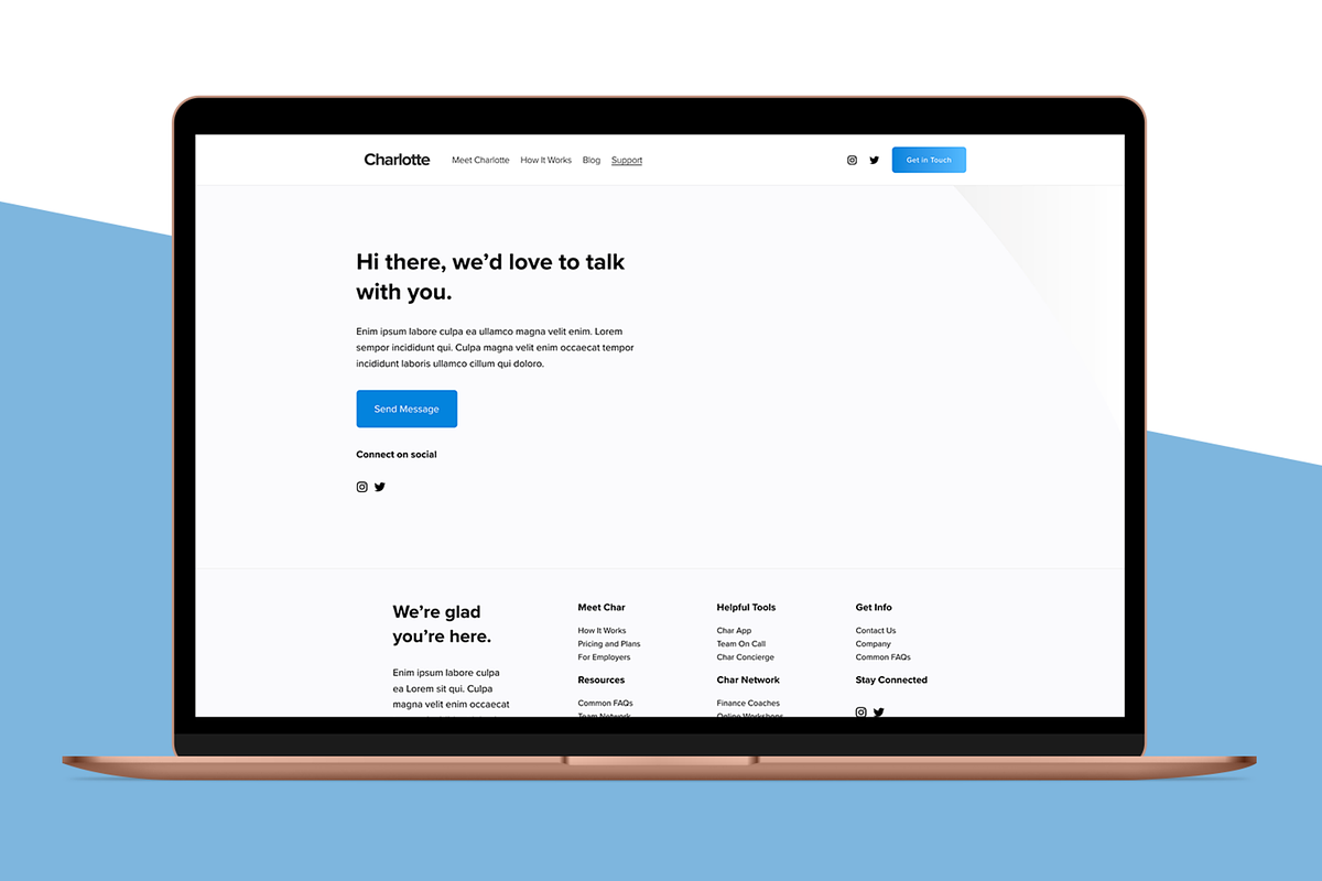 Charlotte - Squarespace 7.1 Template, a Landing Page Template by Palm Creatives (Photo 5 of 5)