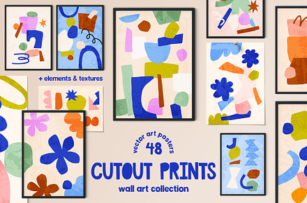 Cutout Prints Vector Poster Creator, an Object Graphic by ArtFM