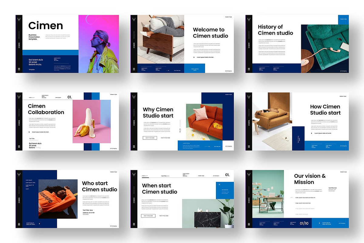 Cimen - Business Google Slide, a Presentation Template by Dens Creative Studio (Photo 2 of 6)