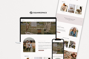 Squarespace Event Planner Website