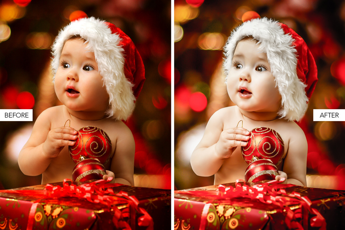 Christmas Lightroom Presets preview 3
